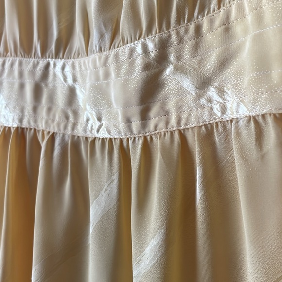 Vintage Leslie Fay yellow long sleeve button front mini dress - Picture 8 of 8